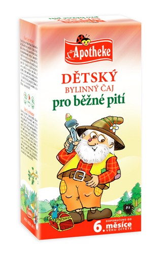 Apotheke Bio Dětský bylinný čaj Loupežník 20x1,5g