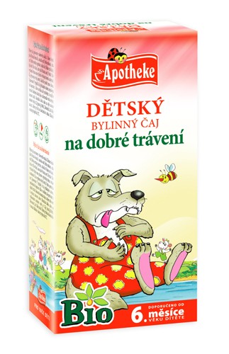 Apotheke Bio Dětský čaj dobré trávení Vlk 20x1,5g