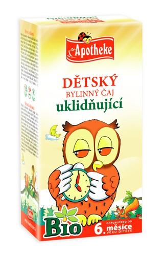 Apotheke Bio Dětský čaj uklidňující Sova 20x1,5g