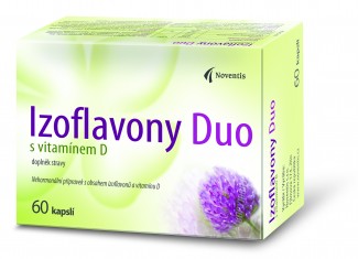 Noventis Izoflavony Duo s vitamínem D 50 kapslí +10 kapslí ZDARMA
