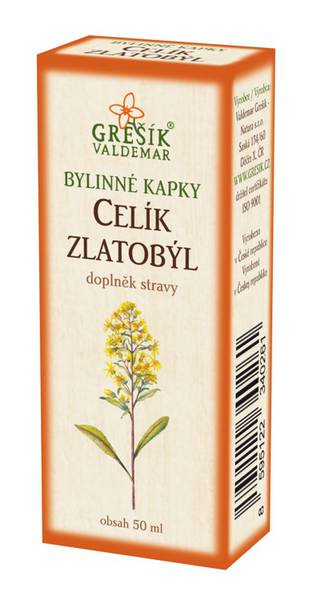 Grešík Celík zlatobýl bylinné kapky 50 ml