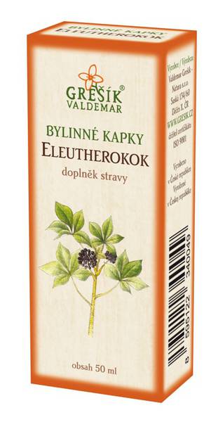 Grešík Sibiřský ženšen (Eleutherokok) bylinné kapky 50 ml