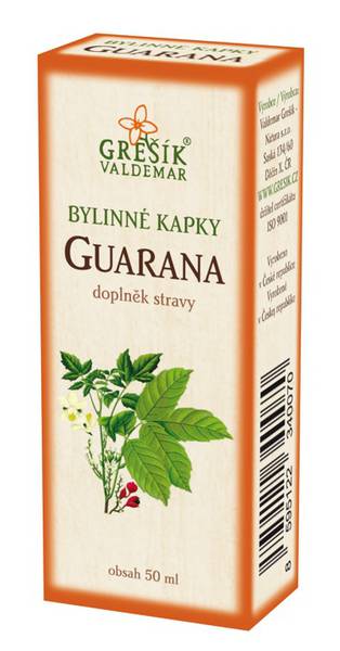 Grešík Guarana bylinné kapky 50 ml