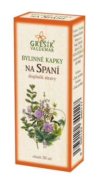 Grešík Na spaní bylinné kapky 50 ml