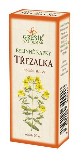 Grešík Třezalka bylinné kapky 50 ml