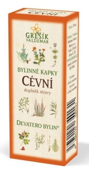 Grešík Cévní bylinné kapky Devatero bylin 50 ml