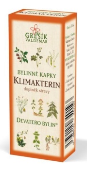 Grešík Klimakterin bylinné kapky Devatero bylin 50 ml