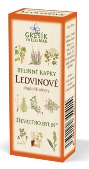 Grešík Ledvinové bylinné kapky Devatero bylin 50 ml