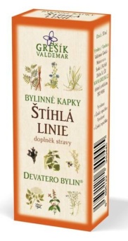 Grešík Štíhlá linie bylinné kapky Devatero bylin 50 ml