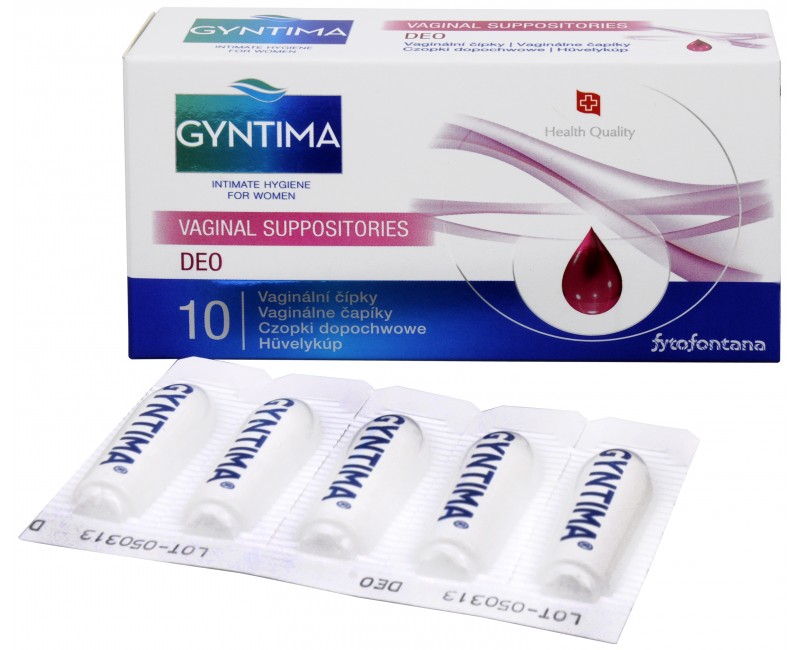 Herb Pharma Gyntima vaginální čípky DEO 10 ks