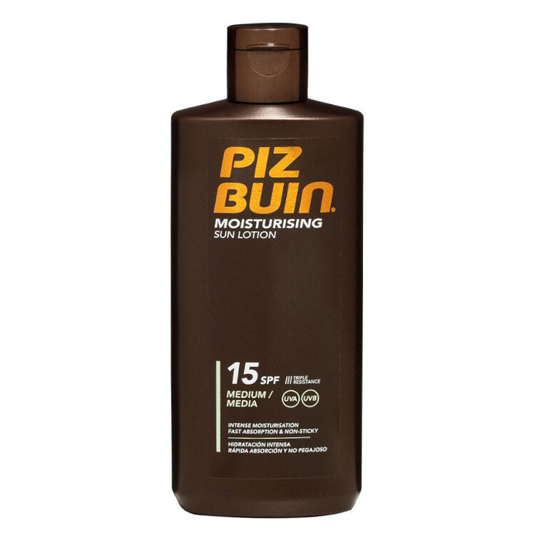 Piz Buin Mléko na opalování SPF 15 (In Sun Moisturising Sun Lotion) 200 ml