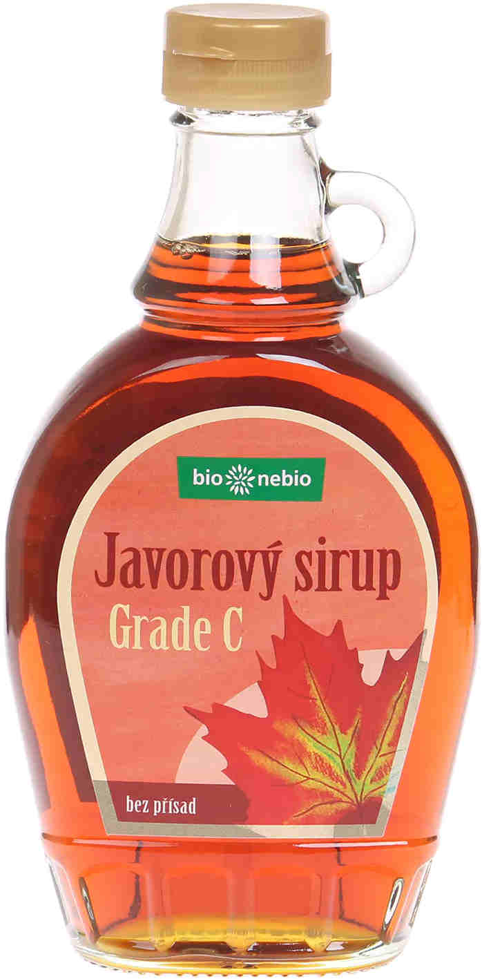 BioNebio Javorový sirup 100% Grade C 250 ml