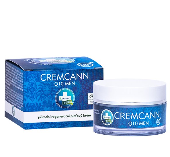 Annabis Cremcann Q10 for Men - konopný regenerační pleťový krém pro muže 50 ml