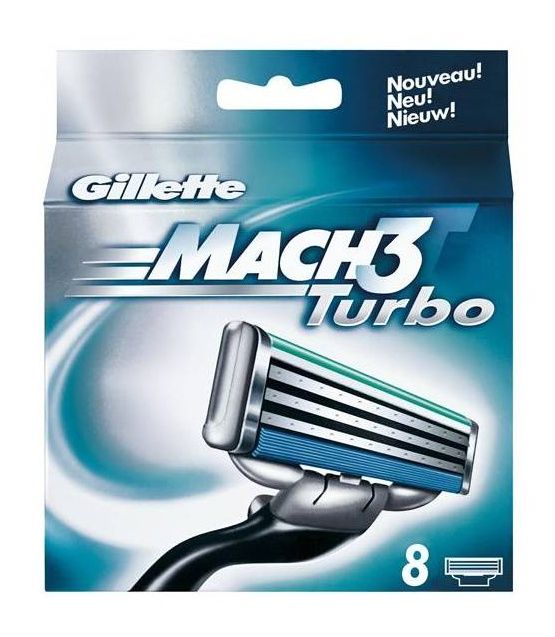 Gillette Náhradní hlavice Gillette Mach3 Turbo 8 ks