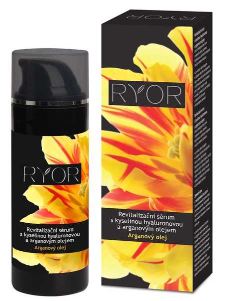 Ryor Revitalizační sérum s kyselinou hyaluronovou a arganovým olejem 50 ml