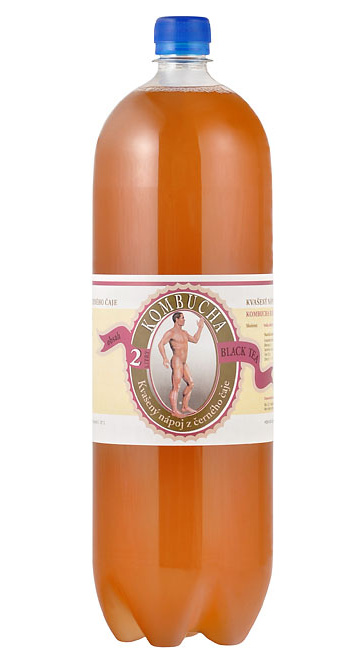 Stevikom Kombucha Černý čaj 2000 ml