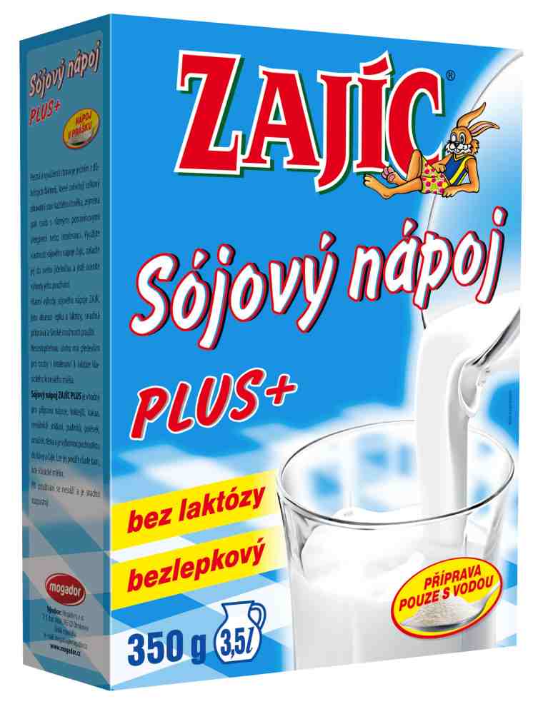 Mogador Sójový nápoj Zajíc Plus krabička 350 g