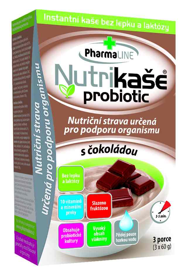 Mogador Nutrikaše probiotic s čokoládou 180g (3x60g)