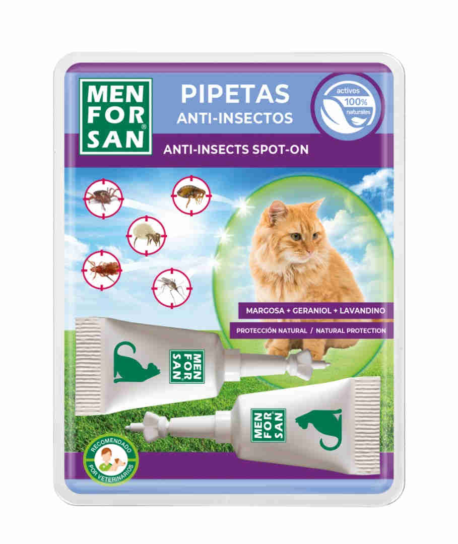 Menforsan Antiparazitní pipety pro kočky 2 x 1,5 ml