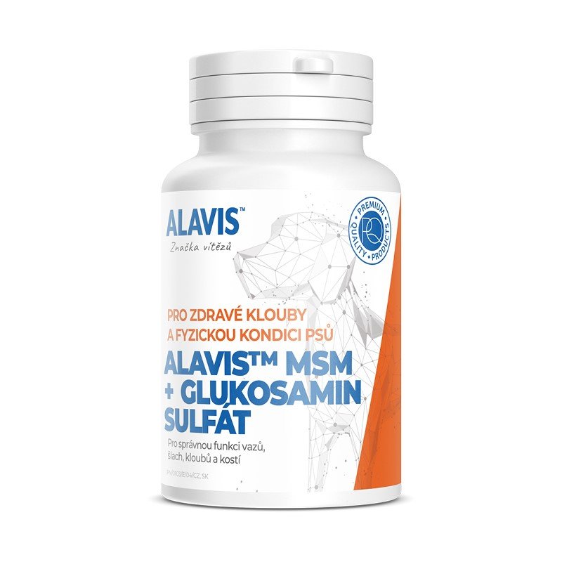 Alavis MSM + Glukosamin sulfát pro psy 60 tbl.