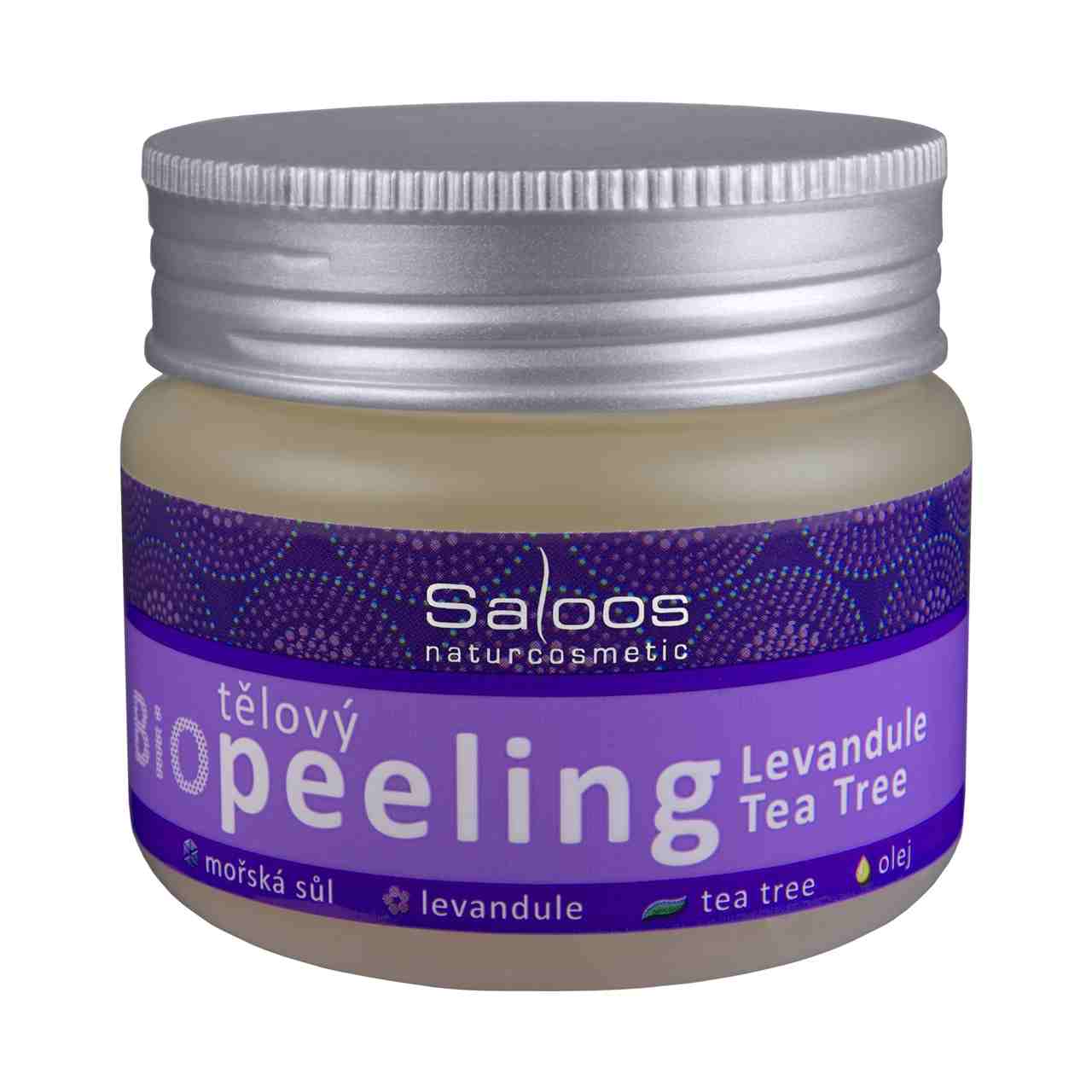 Saloos Bio tělový peeling - Levandule - Tea tree 140 ml