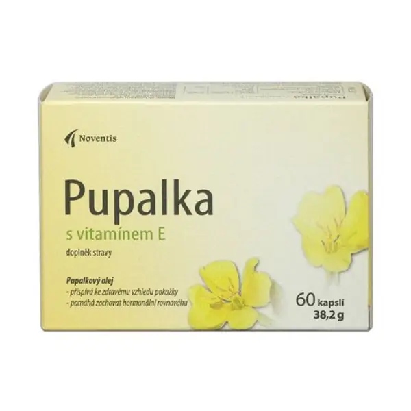 Noventis Pupalka s vitamínem E 60 kapslí