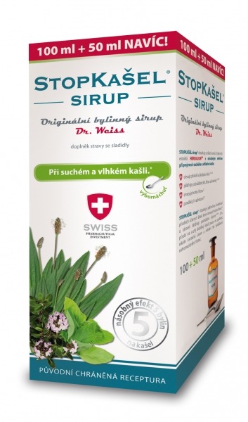 Simply You StopKašel sirup Dr. Weiss 100 ml + 50 ml ZDARMA