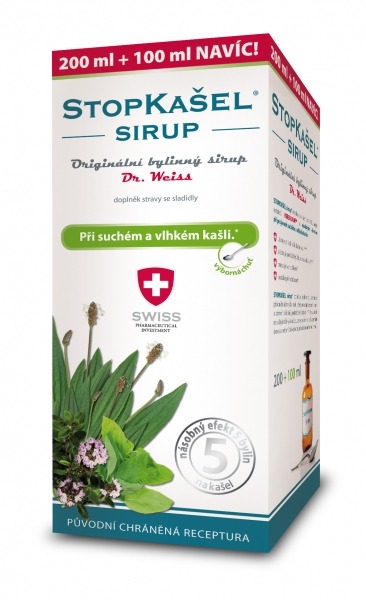 Simply You StopKašel sirup Dr. Weiss 200 ml + 100 ml ZDARMA