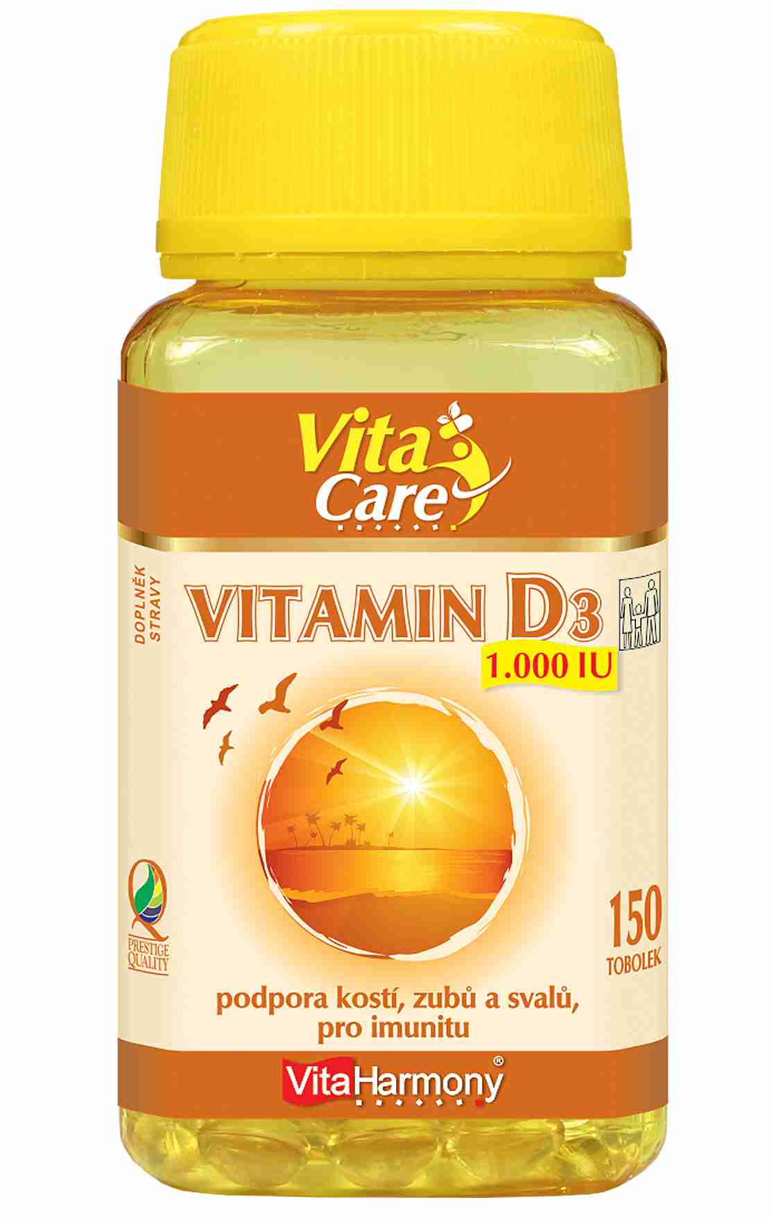 VitaHarmony Vitamin D3 1.000 m.j. (25 mcg) 150 tob.