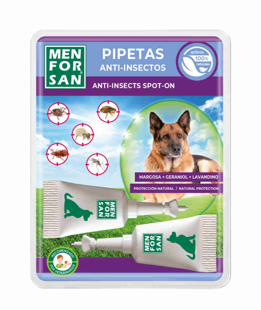 Menforsan Antiparazitní pipety pro psy 2 x 1,5 ml