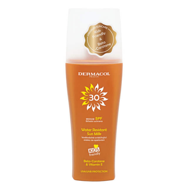 Dermacol Voděodolné mléko na opalování SPF 30 200 ml