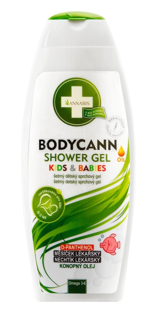 Annabis Bodycann sprchové mýdlo Kids & Babies 250 ml