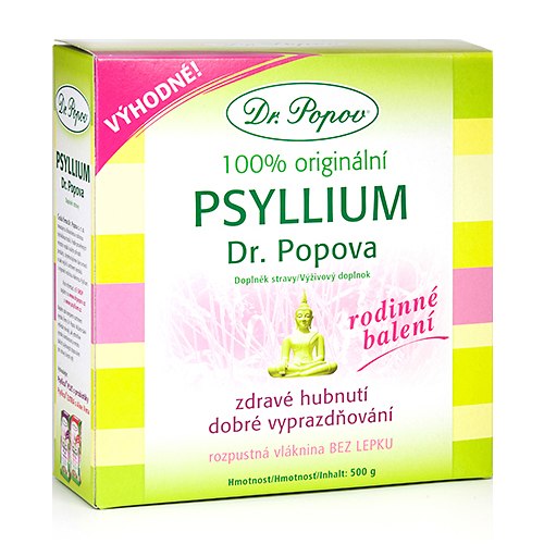 Dr. Popov Psyllium indická rozpustná vláknina 500 g