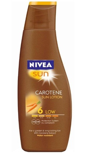 Nivea Mléko na opalovaní s betakarotenem SPF 6 Sun 200 ml