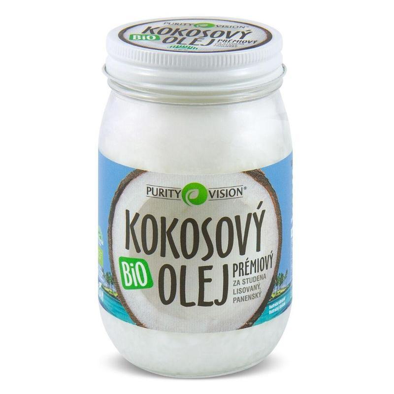 Purity Vision BIO Panenský kokosový olej lisovaný za studena Balení: 420 ml