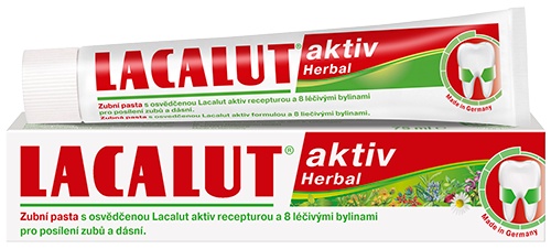 Lacalut Aktiv Herbal zubní pasta 75 ml