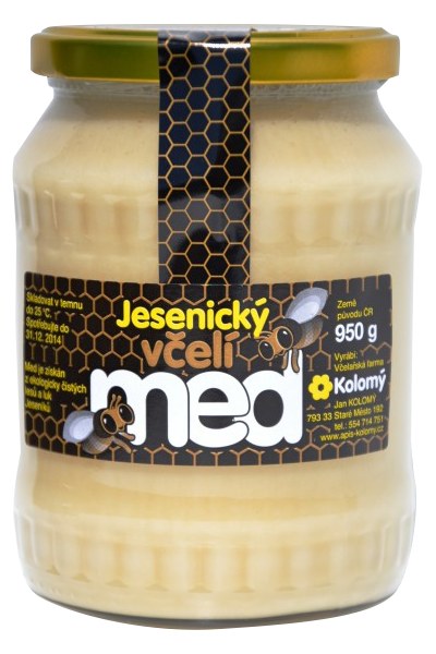 Kolomý Jesenický včelí med pastovaný 950 g