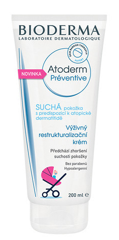 Bioderma Výživný restrukturalizační krém Atoderm Préventive 200 ml