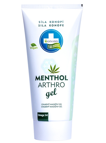Annabis Menthol Arthro chladivý konopný gel 200 ml