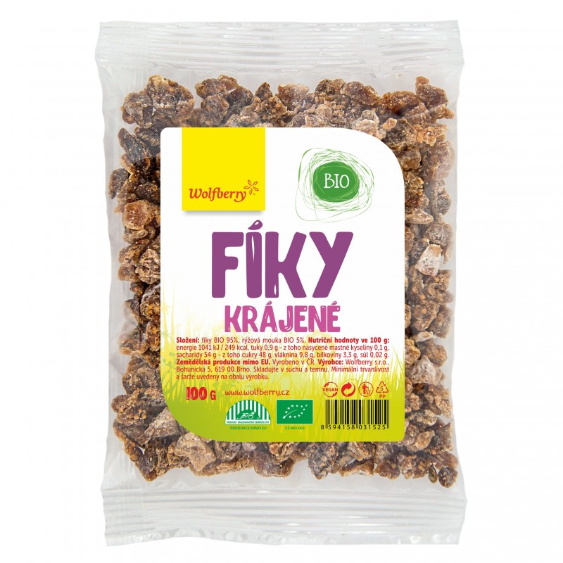 Wolfberry Bio Fíky krájené 100 g