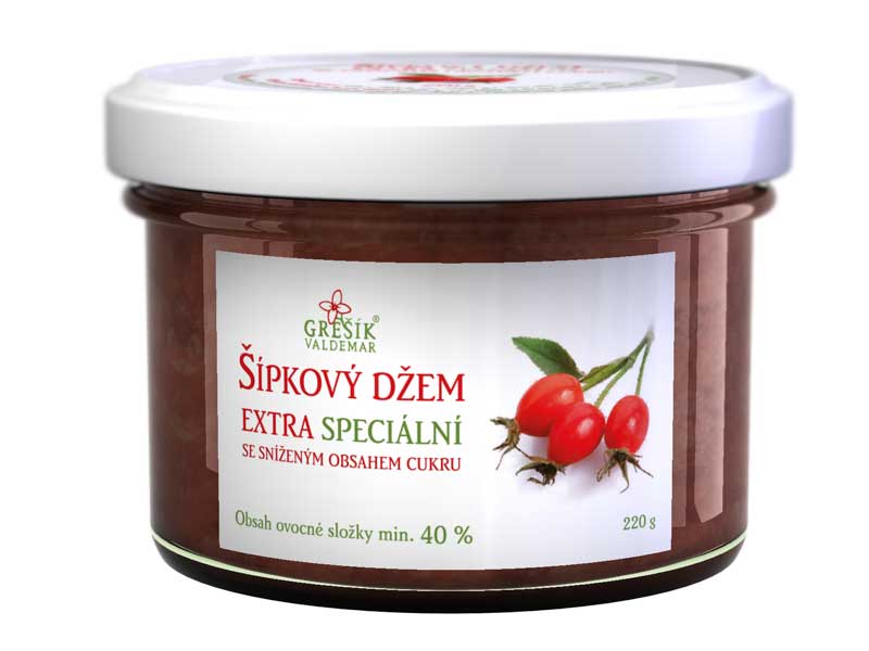 Grešík Šípkový džem Extra speciální 220 g