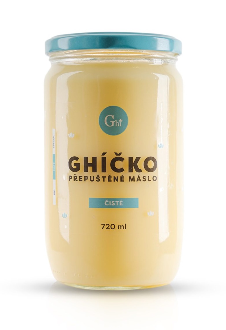 České Ghíčko Ghí - přepuštěné máslo Balení: 720 ml