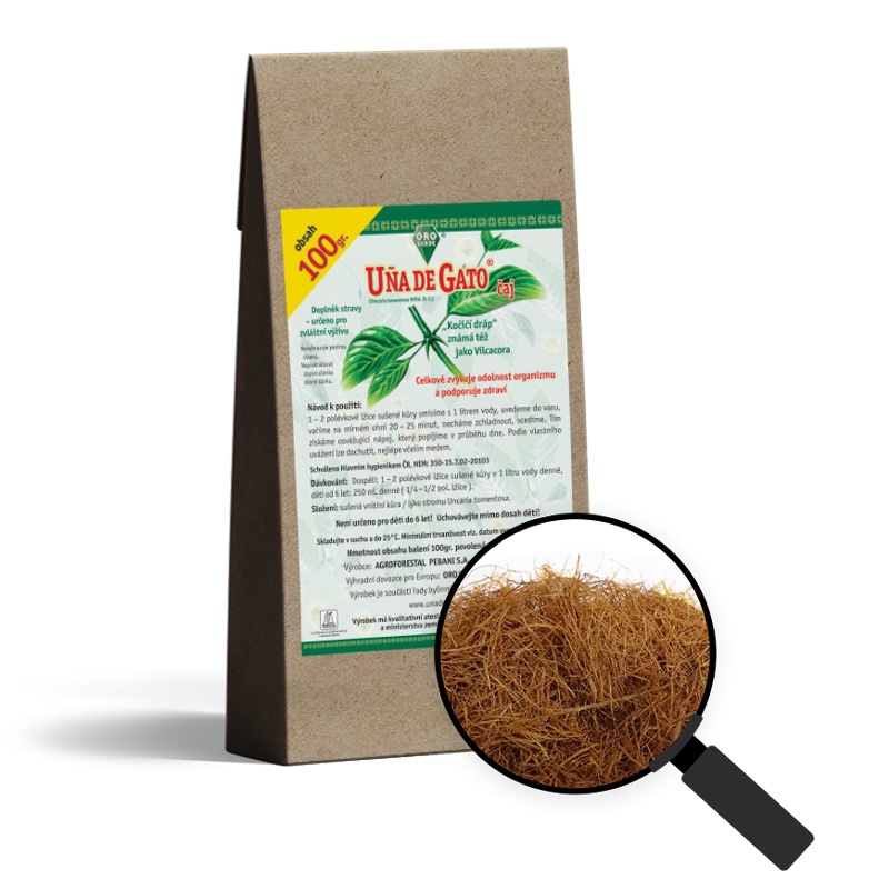 Oro Verde Uňa de Gato (Vilcacora, kočičí dráp) bylinný čaj 100 g