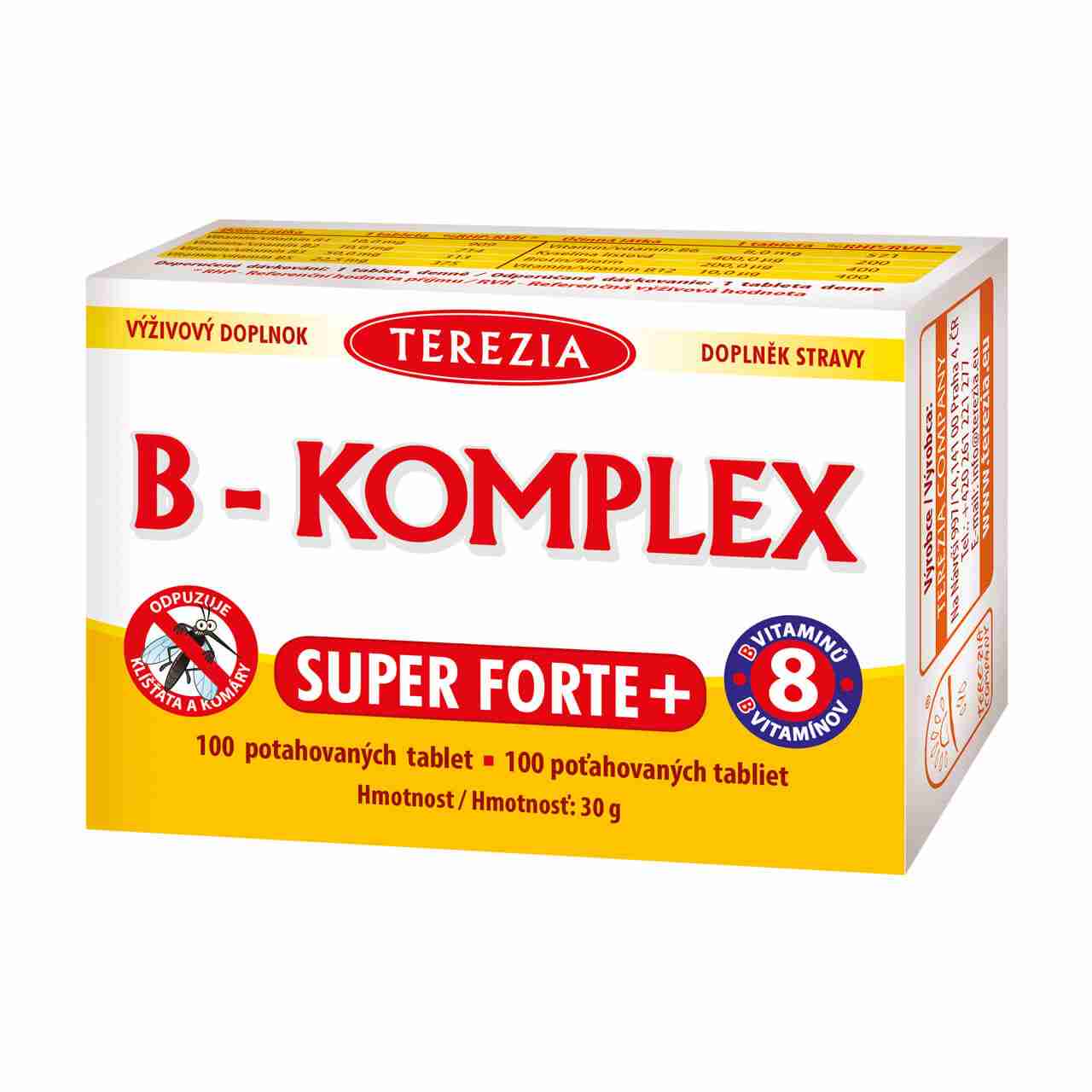 Terezia B-Komplex Super Forte 100 tbl.