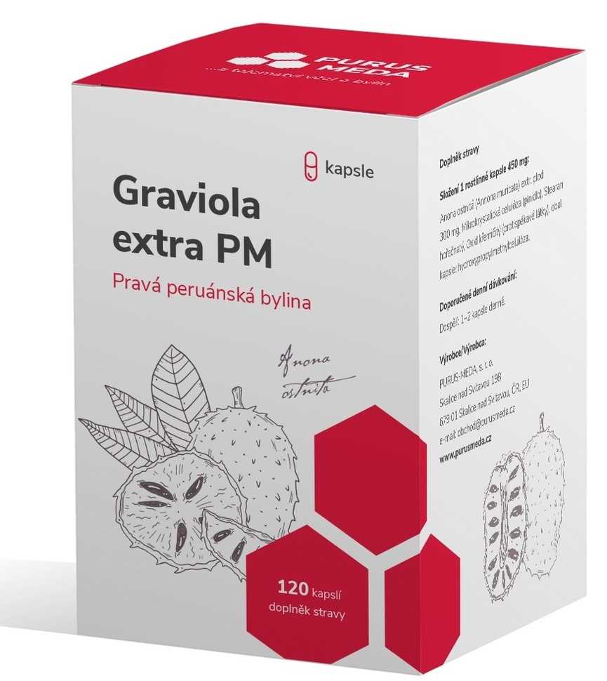 Purus Meda Graviola extra PM Balení: 120 ks