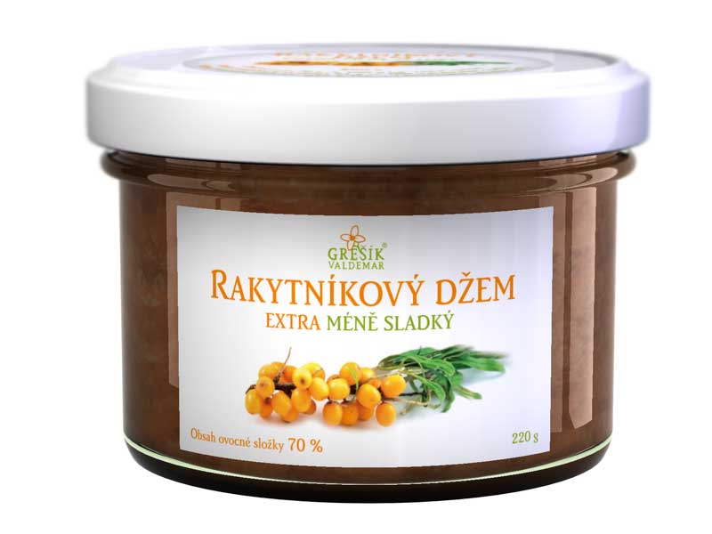 Grešík Rakytníkový džem Extra méně sladký 220 g