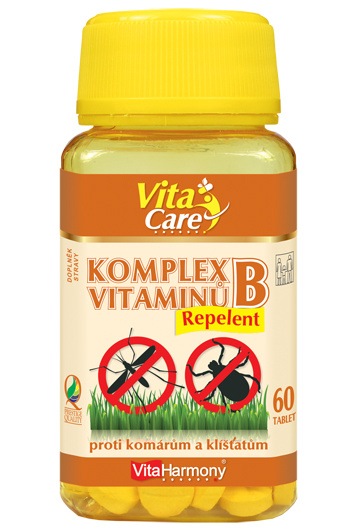VitaHarmony Komplex vitaminů B Repelent 60 tbl.