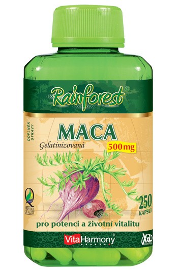 VitaHarmony Maca 500mg XXL 250 kapslí