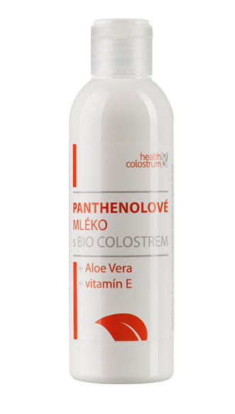 Health & Colostrum Panthenolové tělové mléko s bio colostrem, aloe vera a vitamínem E 200 ml