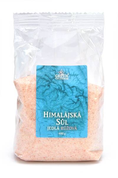 Grešík Sůl Himalájská jedlá růžová 600 g